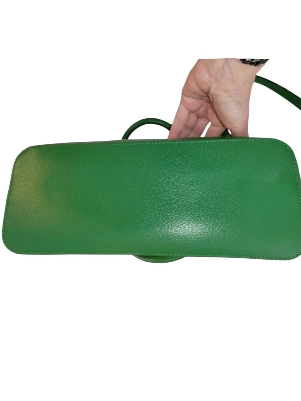 Kate Spade Wellesley Rachelle Small Satchel Green With Handle & Shoulder Strap